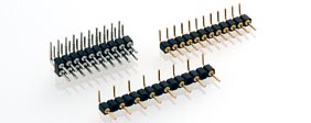 2.54 mm, Right angle solder tail, Pin Ø 0.76 mm
