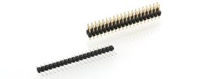 2.54 mm, Straight solder tail, Square pin diam. 0.635 mm